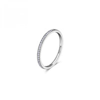 Rosato Anello fedina collezione Allegra in argento con cubic zirconia